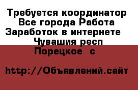 Требуется координатор - Все города Работа » Заработок в интернете   . Чувашия респ.,Порецкое. с.